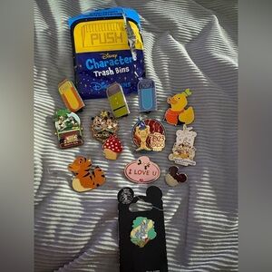 Lot of collectible tradable mystery Disney pins Polynesian stitch and more